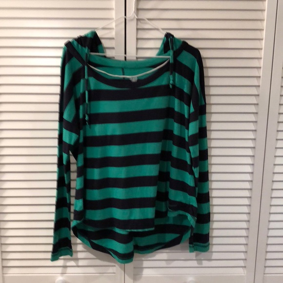 Nike Athletic Dept. Striped Hooded Top Medium - Picture 6 of 7